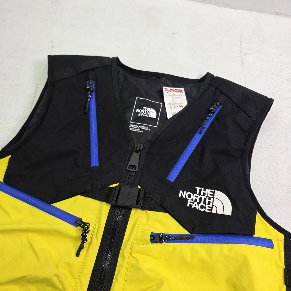 The North Face‎ BLS 3L Vest Lemon Black Unisex Women's L Men's M Layering Rare!
